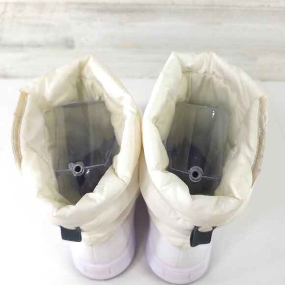 COLUMBIA WOMEN'S SIZE 9 WHITE WATERPROOF BOOTS OMNI-HEAT 200G INSULATION *AS-IS* - Picture 15 of 16